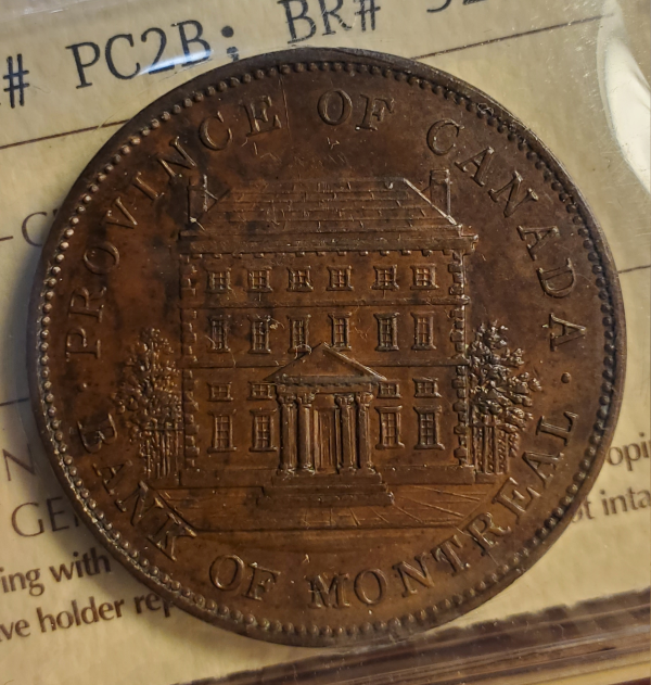PC-2B Bank of Montreal penny token