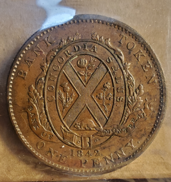 PC-2B Bank of Montreal penny token - Image 2