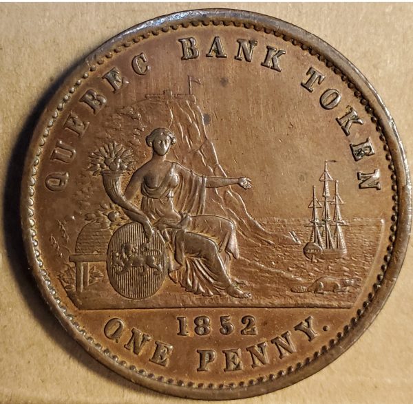 PC-4 Quebec bank Penny Token - Image 2