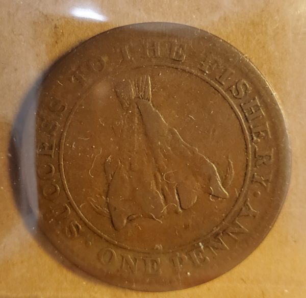 LC-1 Success to the Fishery One Penny - 1815 Magdalen Island Token - Image 4
