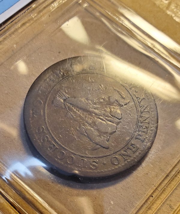 LC-1 Success to the Fishery One Penny - 1815 Magdalen Island Token - Image 2