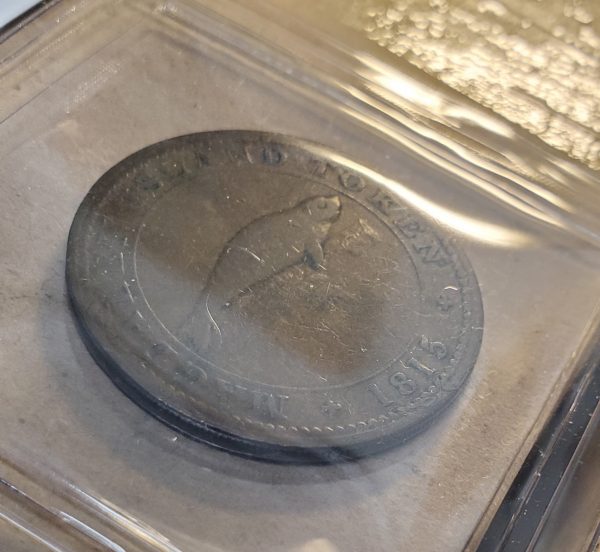 LC-1 Success to the Fishery One Penny - 1815 Magdalen Island Token - Image 3
