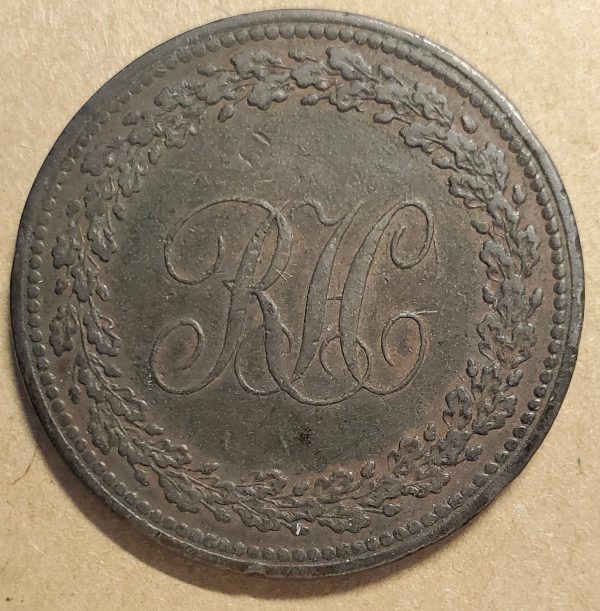 LC-52 RH penny token - Image 2