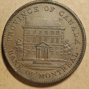 PC-2B Bank of Montreal penny token