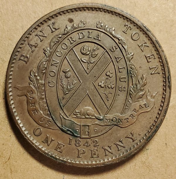 PC-2B Bank of Montreal penny token - Image 2