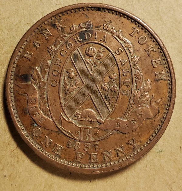 LC-9A2 One penny token – City Bank - Image 2